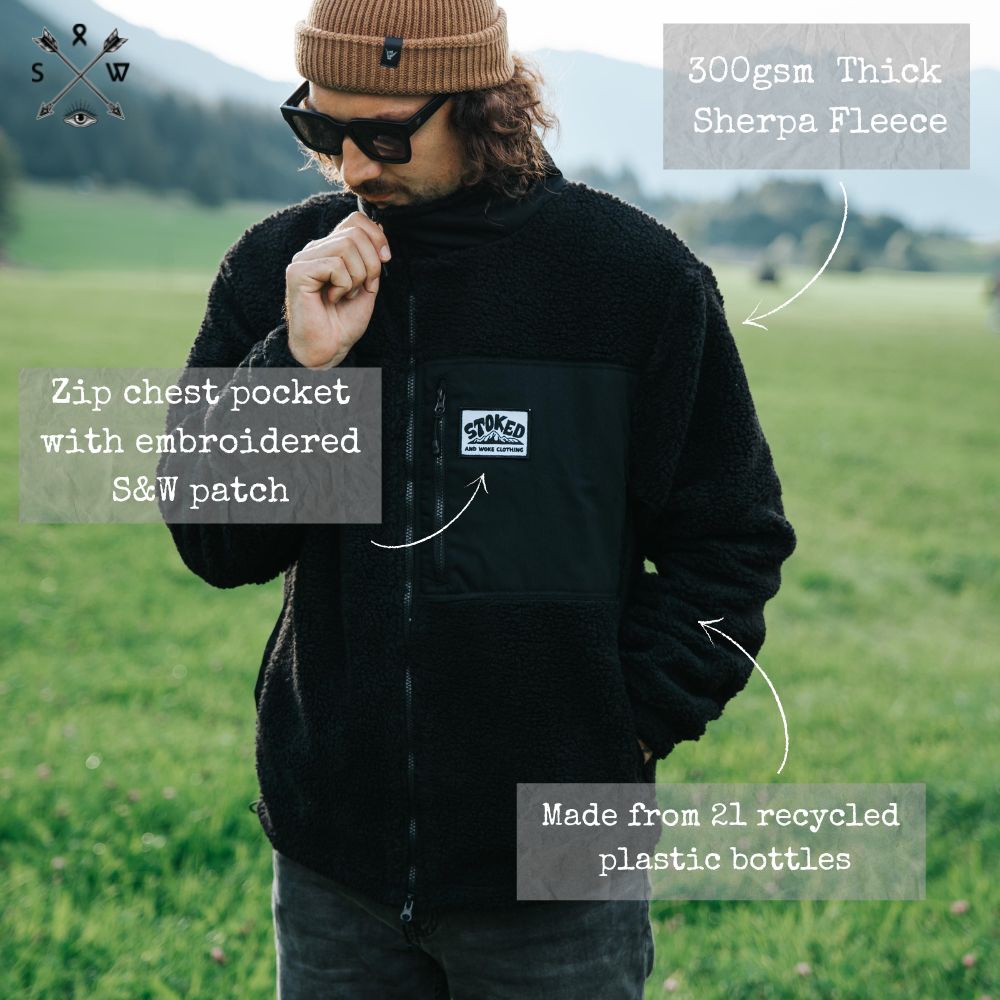 Autumn is here which means our Sherpa Fleeces are just around the Corner! - Stoked&Woke Clothing