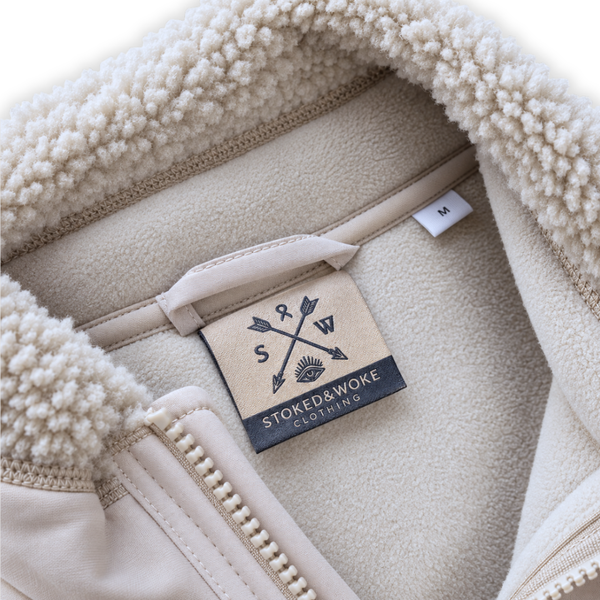 Recycled "Starry Night" Sherpa Fleece Jacket