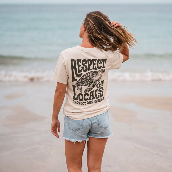 Organic "Respect The Locals" Tee