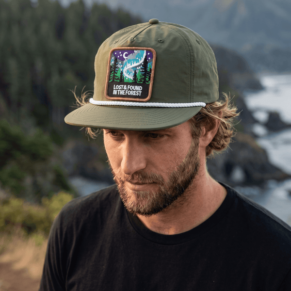 "Aurora" Cap - Olive Green - Stoked&Woke Clothing
