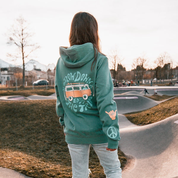 "Enjoy The Trip" Hoodie - Stoked&Woke Clothing