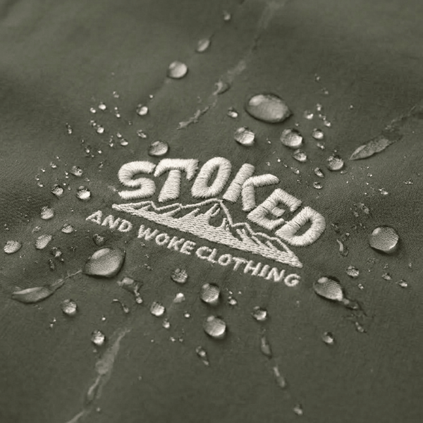 Kahki "Outbound" Windbreaker Jacket - Stoked&Woke Clothing