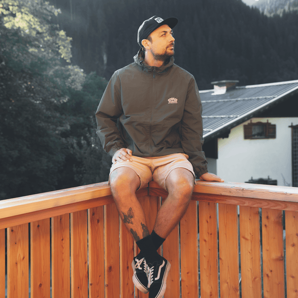 Kahki "Outbound" Windbreaker Jacket - Stoked&Woke Clothing