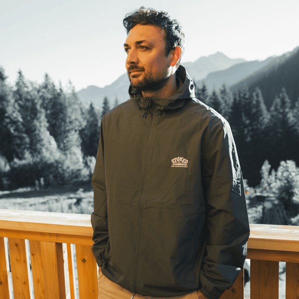 Kahki "Outbound" Windbreaker Jacket - Stoked&Woke Clothing
