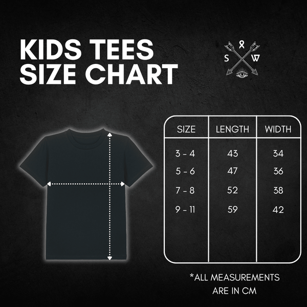 Kids "Between Peaks and Planets" - Tee - Stoked&Woke Clothing