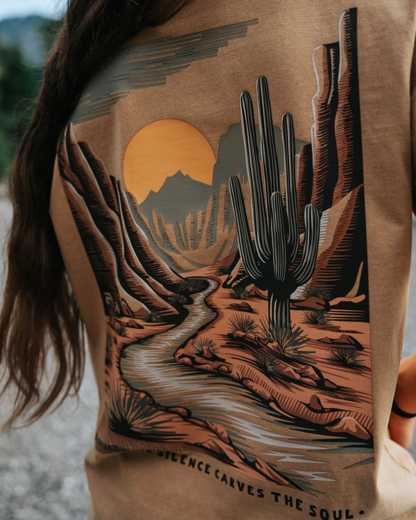 Limited Edition "Silence Carves The Soul" Tee - Stoked&Woke Clothing