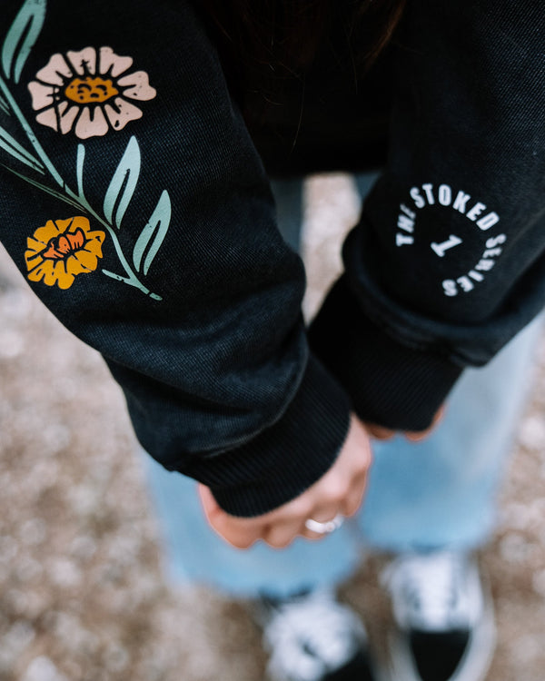 Limited Edition "Stay Wild Flower Child" Hoodie - Stoked&Woke Clothing