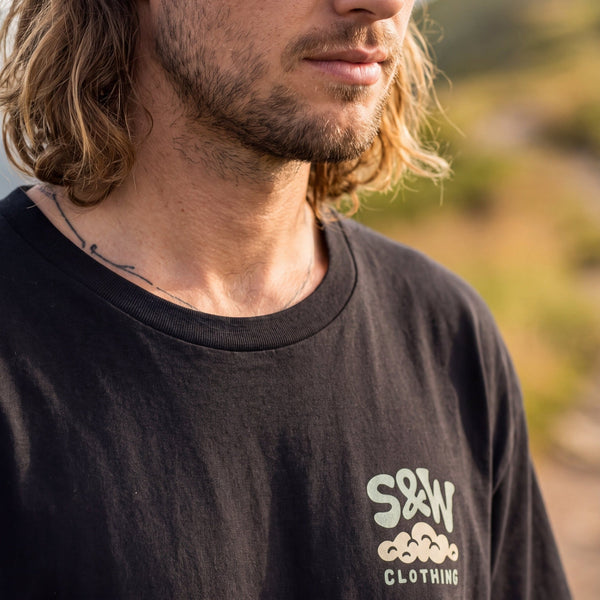Organic "Above The Clouds" Tee - Stoked&Woke Clothing
