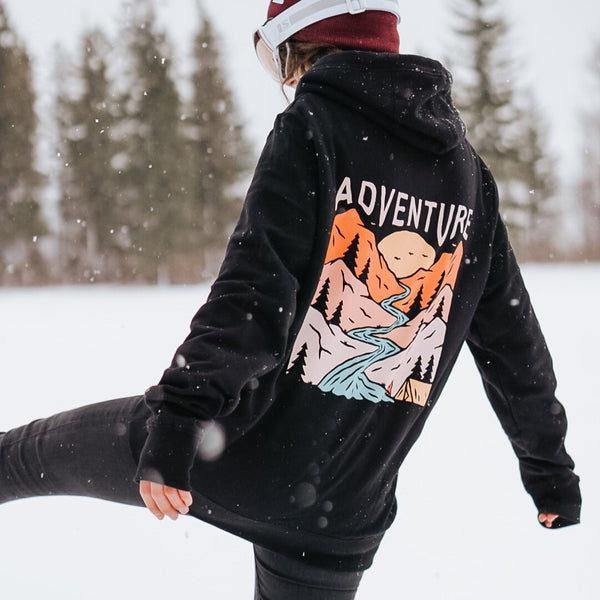 Organic "Adventure" Hoodie - Stoked&Woke Clothing
