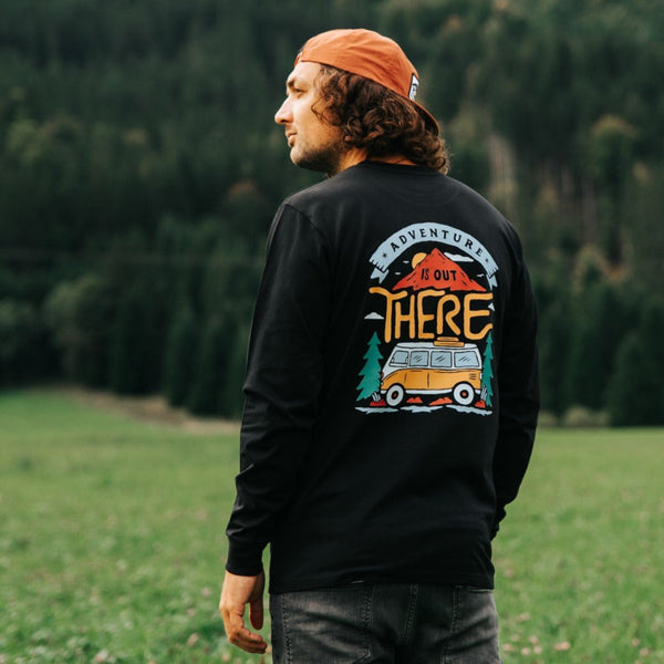 Organic "Adventure is out There" Long Sleeve Tee - Stoked&Woke Clothing