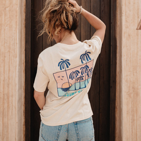 Organic "Chasing Sunsets" Tee - Stoked&Woke Clothing