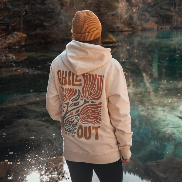 Organic "Chill Out" Hoodie - Stoked&Woke Clothing
