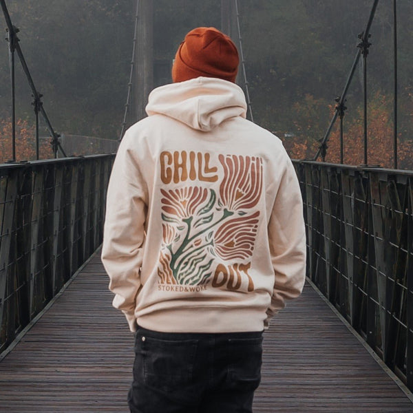 Organic "Chill Out" Hoodie - Stoked&Woke Clothing