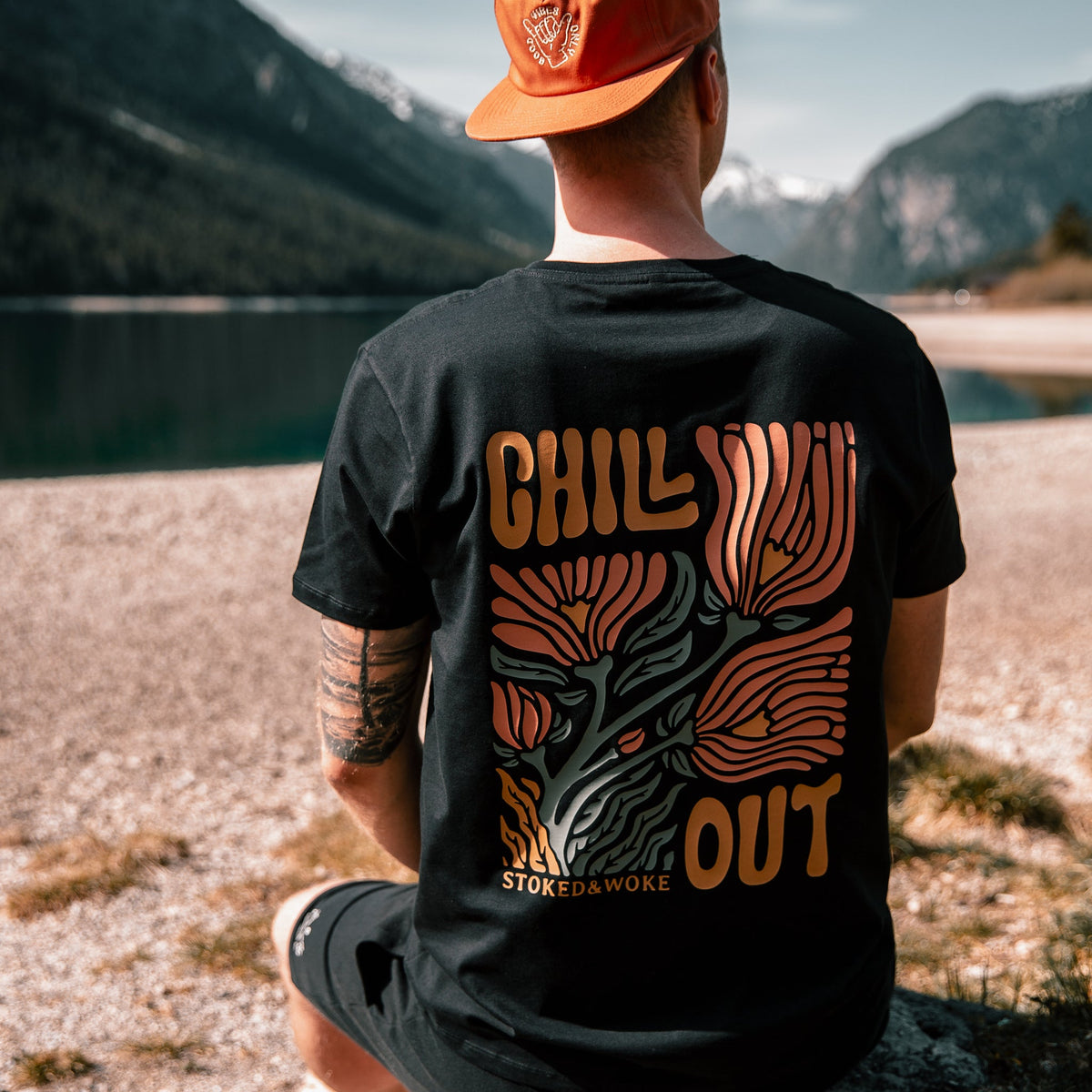 Organic "Chill Out" Tee - Stoked&Woke Clothing