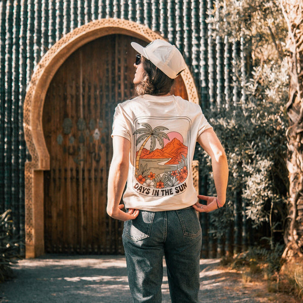 Organic "Days in the Sun" Tee - Stoked&Woke Clothing