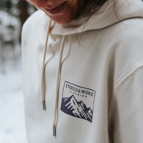 Organic "Earth Remembers" Hoodie - Stoked&Woke Clothing