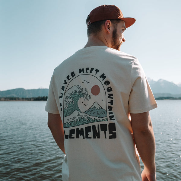 Organic "Elements" Tee - Stoked&Woke Clothing
