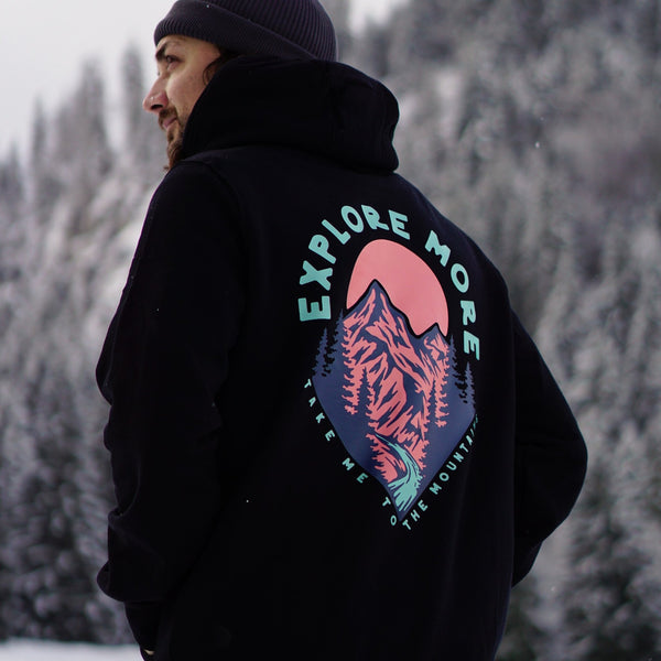 Organic "Explore More" Hoodie - Stoked&Woke Clothing