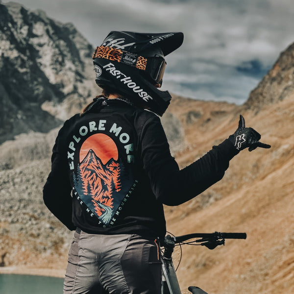 Organic "Explore More" Long Sleeve Tee - Stoked&Woke Clothing