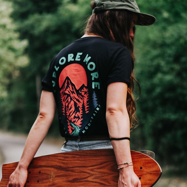 Organic "Explore More" Tee - Stoked&Woke Clothing