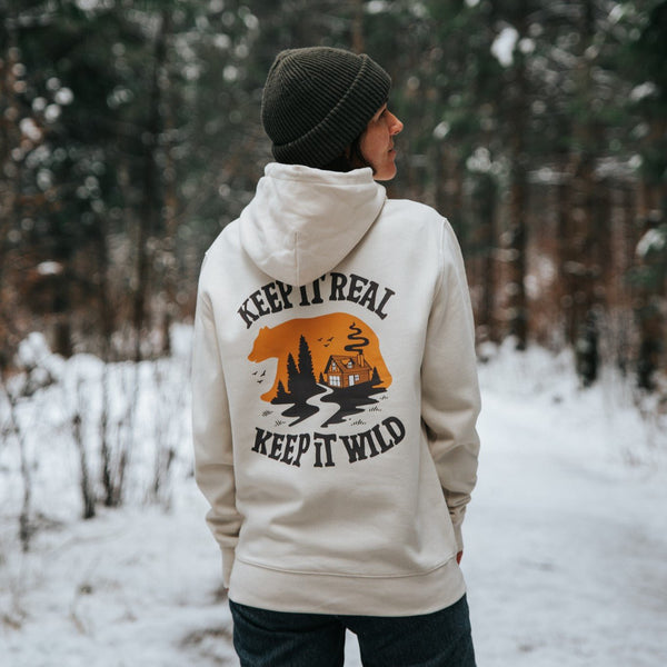 Organic "Keep It Wild" Hoodie - Stoked&Woke Clothing