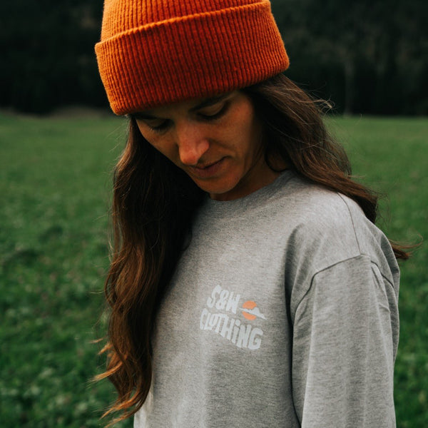 Organic "Live Slow" Long Sleeve Tee - Stoked&Woke Clothing