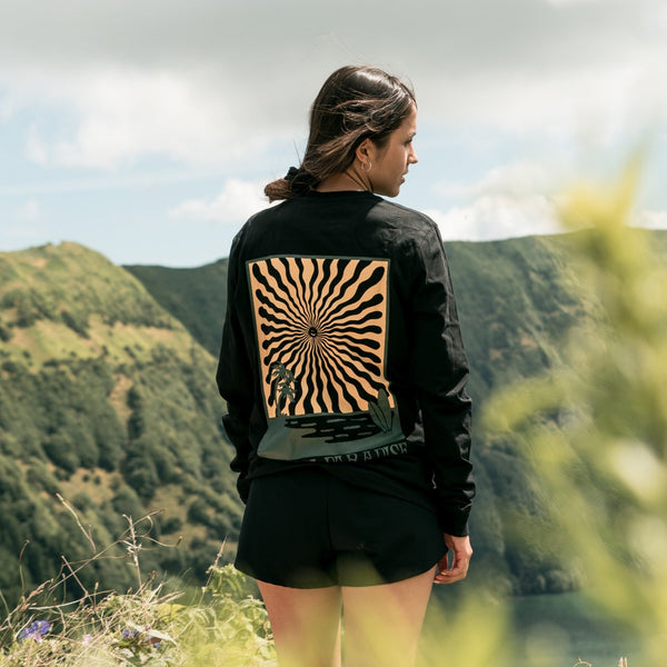 Organic "Lost in Paradise" Long Sleeve Tee - Stoked&Woke Clothing