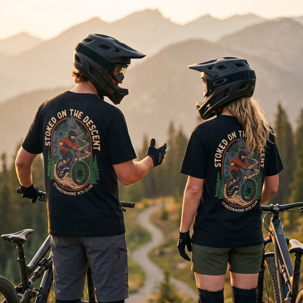 Organic "MTB Crew" Tee - Stoked&Woke Clothing
