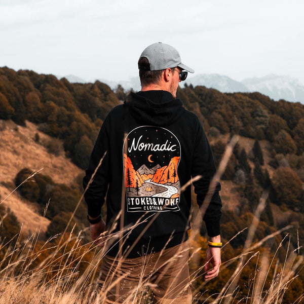 Organic "Nomadic" Hoodie - Stoked&Woke Clothing