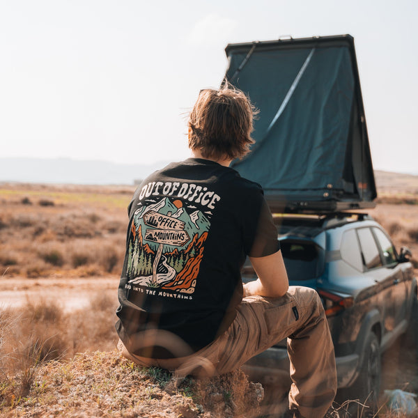 Organic "Out of Office" Tee - Stoked&Woke Clothing