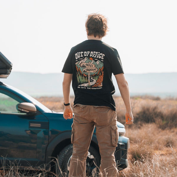 Organic "Out of Office" Tee - Stoked&Woke Clothing