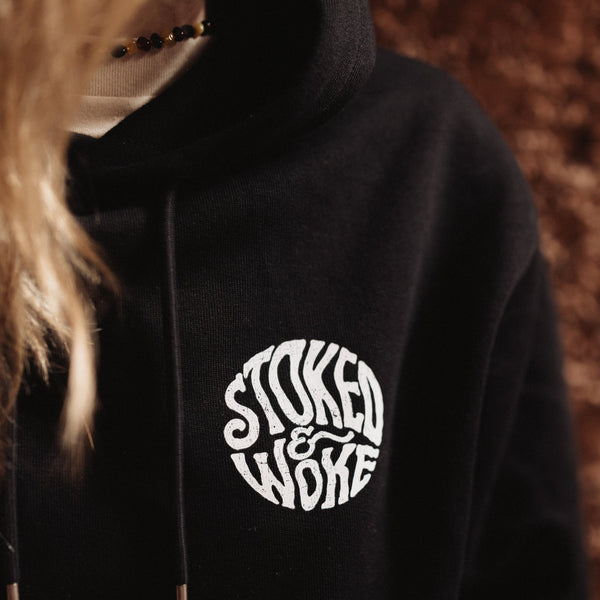 Organic "Reach.Conquer.Rise" Hoodie - Stoked&Woke Clothing