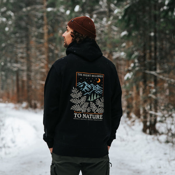 Organic "Respect The Wild" Hoodie - Stoked&Woke Clothing