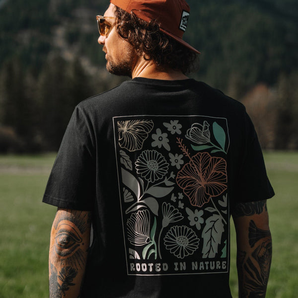 Organic "Rooted in Nature" Tee - Stoked&Woke Clothing