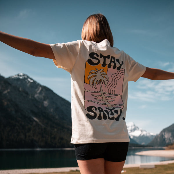 Organic "Stay Salty" Tee - Stoked&Woke Clothing