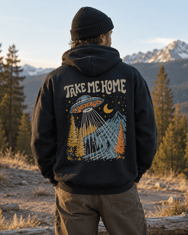 Organic "Take me home" Hoodie - Stoked&Woke Clothing