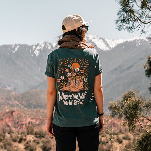Organic "Wild Grows" Tee - Stoked&Woke Clothing
