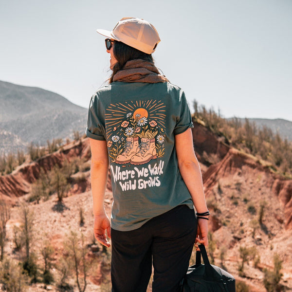 Organic "Wild Grows" Tee - Stoked&Woke Clothing