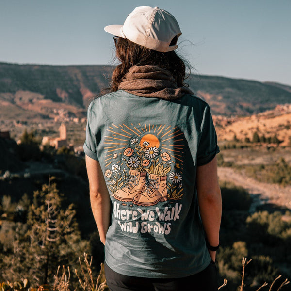 Organic "Wild Grows" Tee - Stoked&Woke Clothing