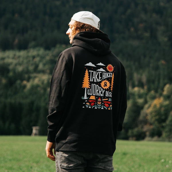 Organic "Worry Less" Hoodie - Stoked&Woke Clothing