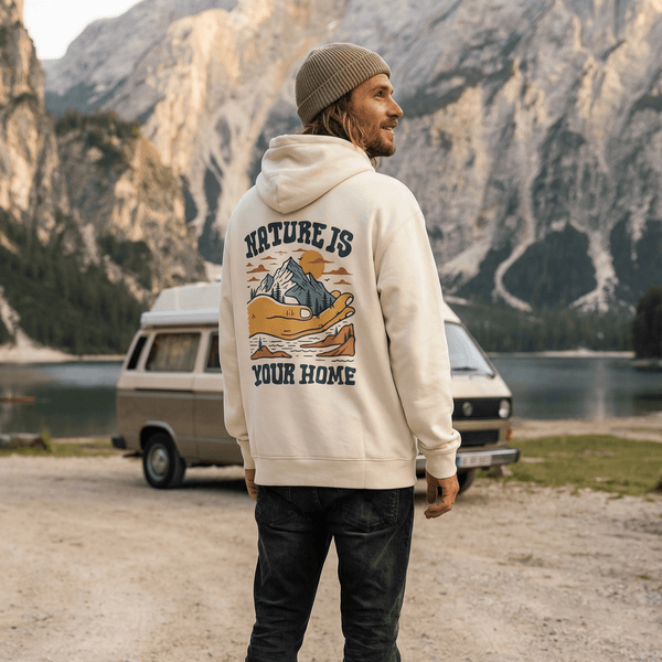 Organic "Your Home" Hoodie - Stoked&Woke Clothing