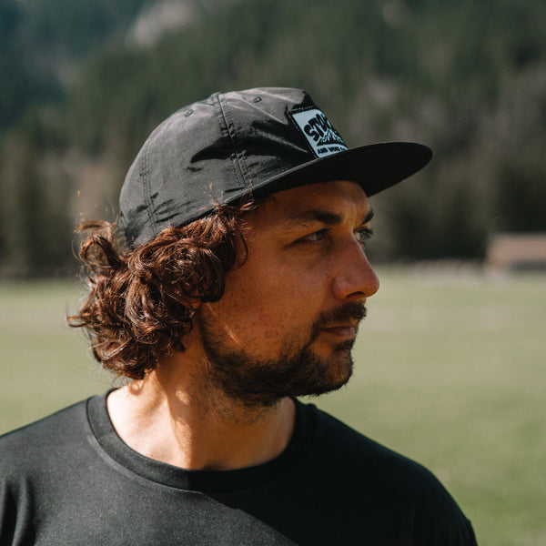 Recycled "Black" Hikers Cap - Stoked&Woke Clothing