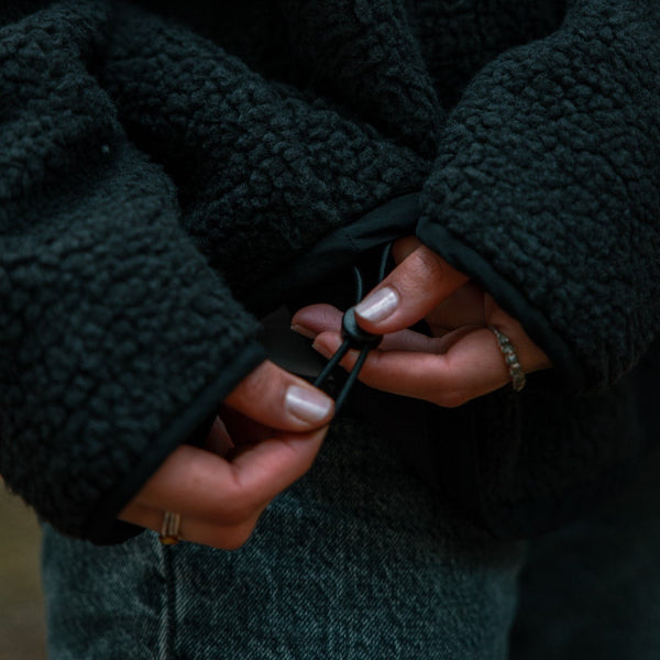 Recycled "Explorer" Sherpa Fleece Jacket - Stoked&Woke Clothing