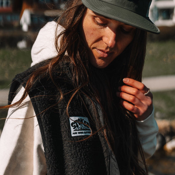 Recycled "Explorer" Sherpa Fleece Vest - Stoked&Woke Clothing