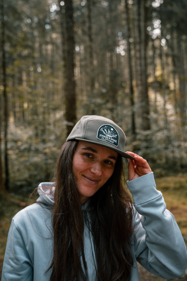 Recycled Fleece Camper Cap - Olive Green - Stoked&Woke Clothing