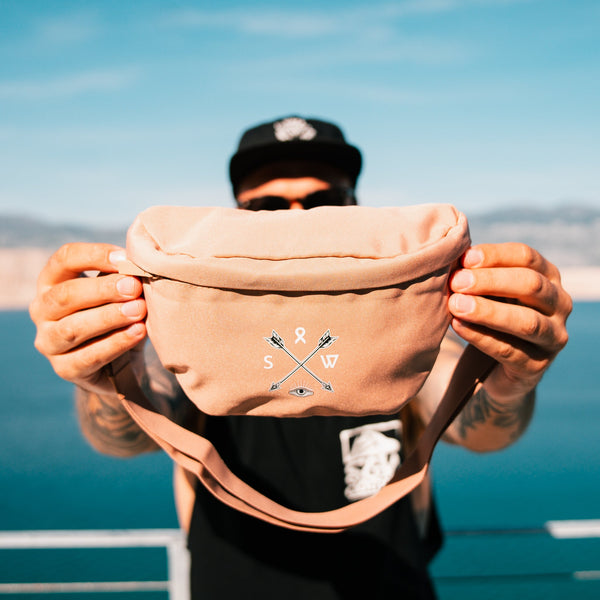 Recycled Hip Bag - Hazelnut - Stoked&Woke Clothing