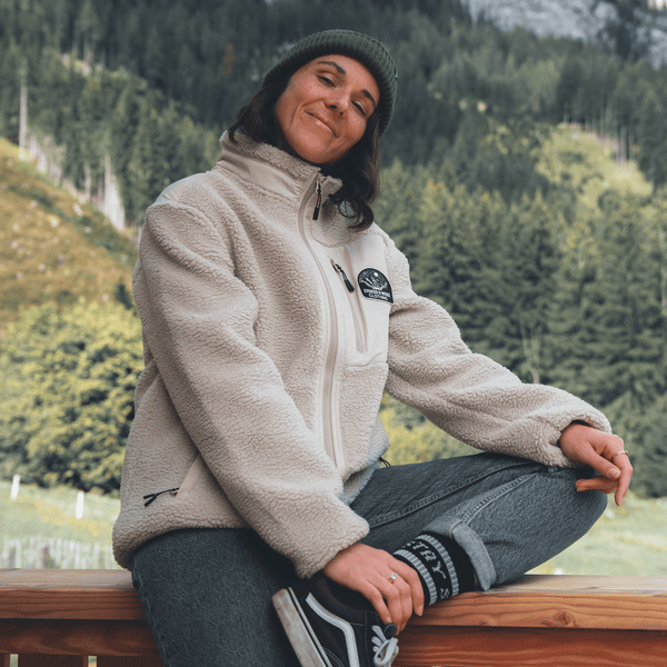 Recycled "Starry Night" Sherpa Fleece Jacket - Stoked&Woke Clothing