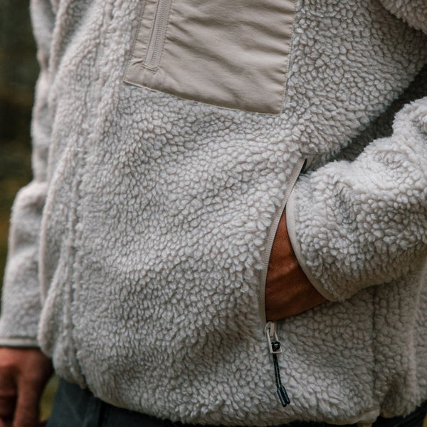 Recycled "Sunrise" Sherpa Fleece Jacket - Stoked&Woke Clothing