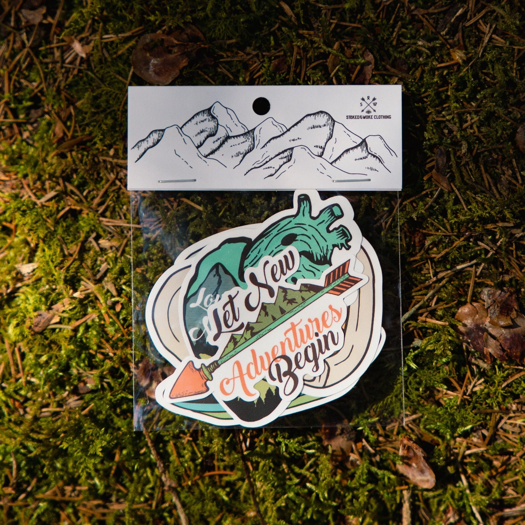 "Roam Free" Sticker Pack - Stoked&Woke Clothing