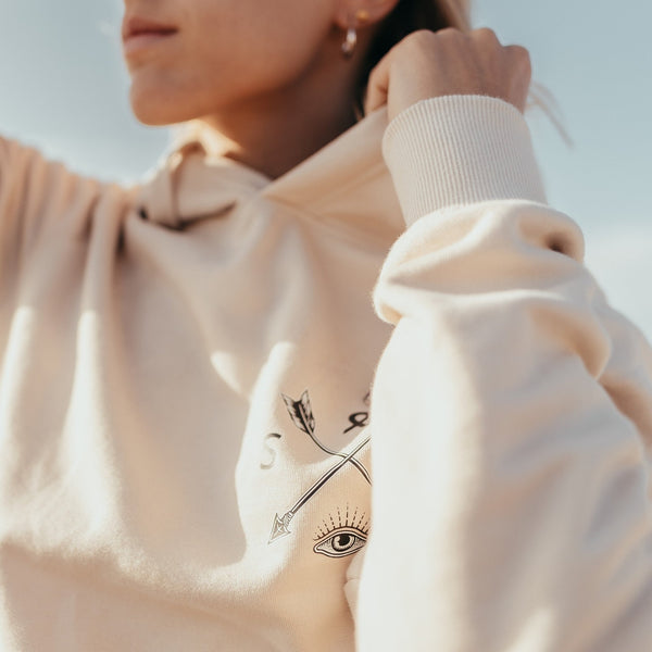 Sand "Lost in Paradise" Hoodie - Stoked&Woke Clothing